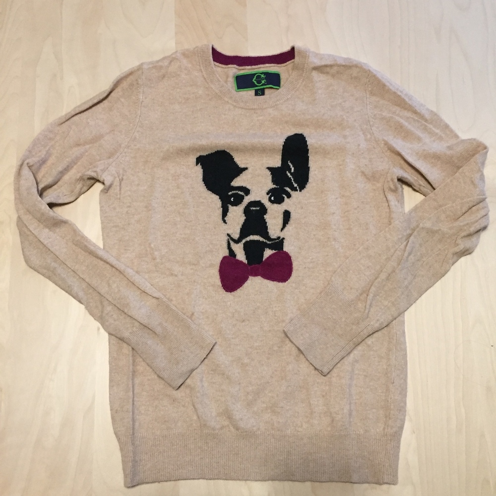 Tan C. Wonder Dog Sweater